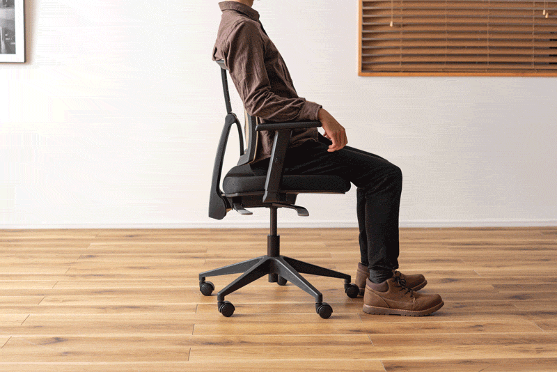 【GIF動画】デスクチェア